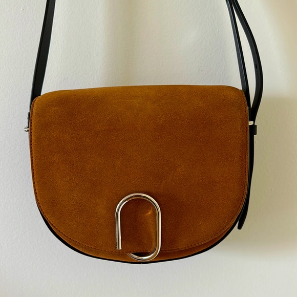 Phillip Lim brown suede saddle bag - Picture 1 of 6